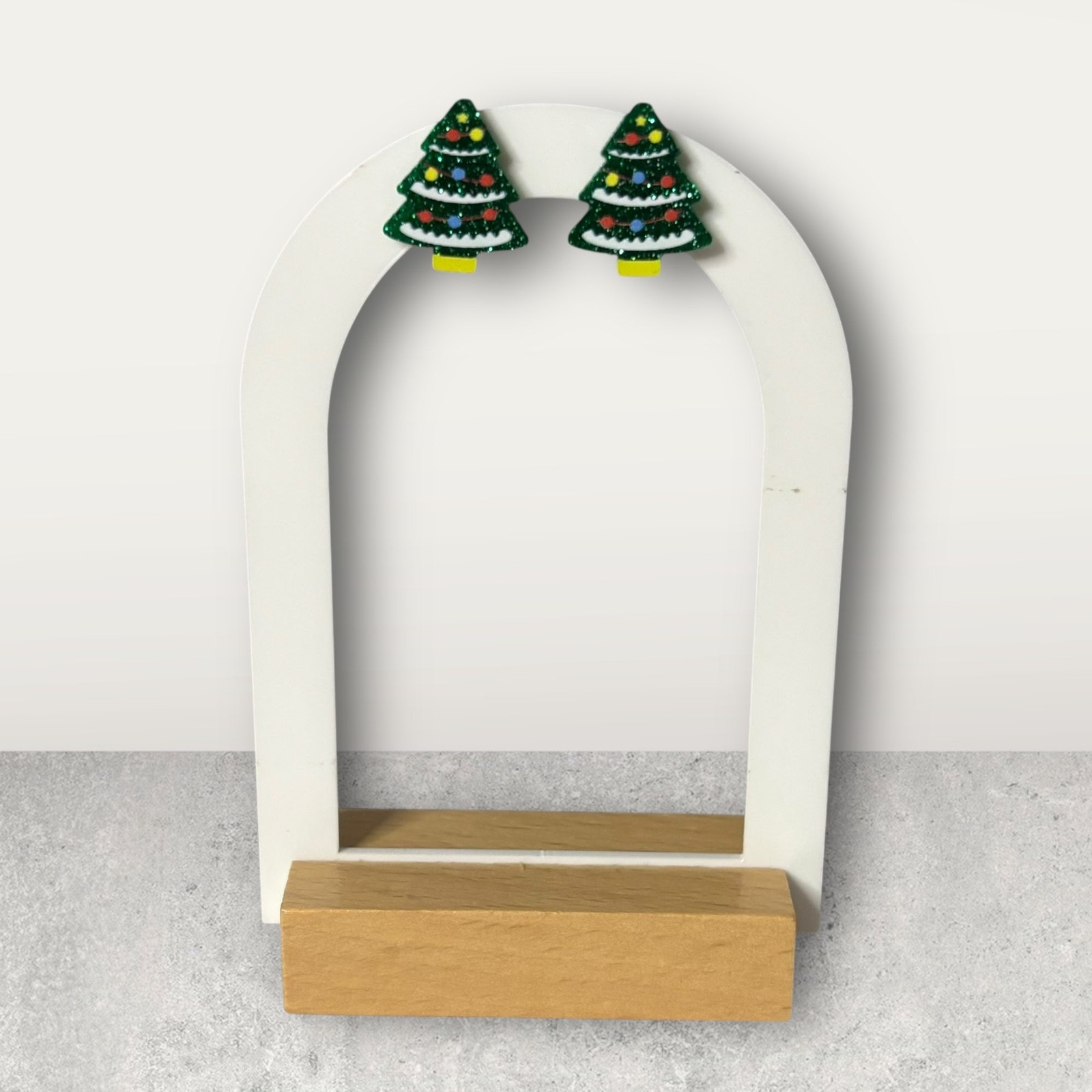 Christmas Tree Stud Small Earring 10$